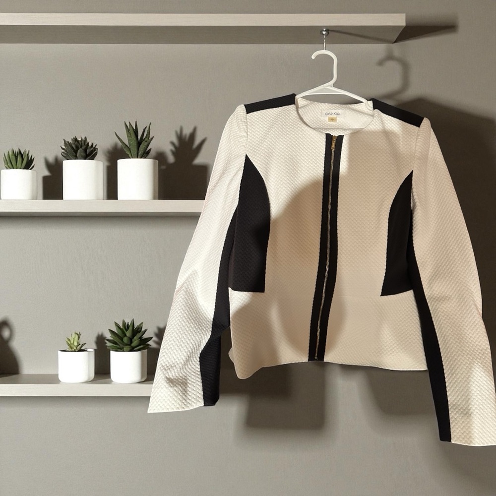 Calvin Klein Collection Two-Tone Blazer